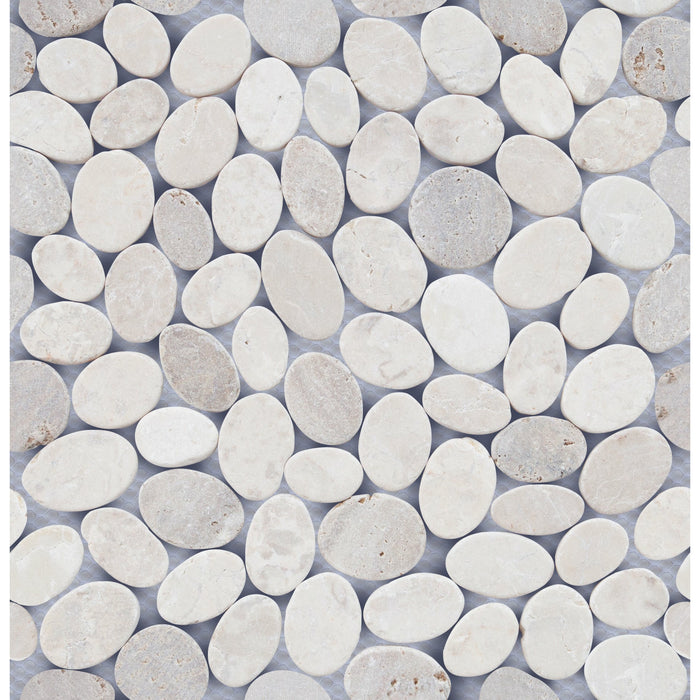 Bärwolf Pebble white sunset mix 30x30 cm Natural Stone PMG-10002