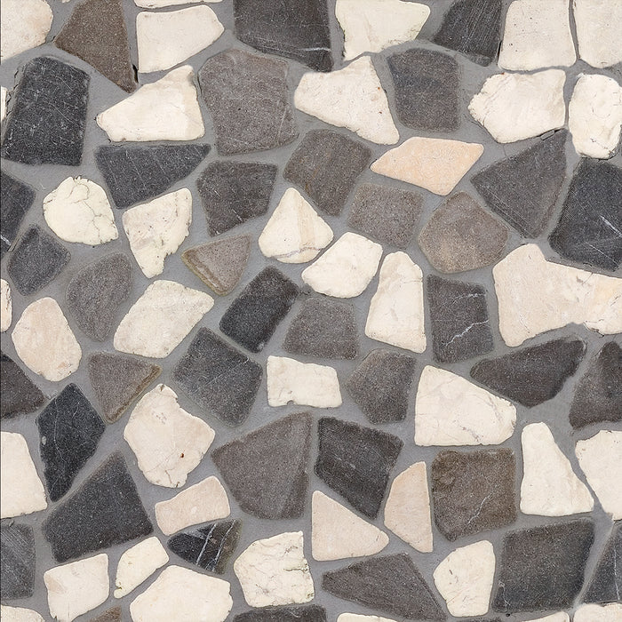 Bärwolf Crush black & white 30x30 cm Natural Stone RM-0004