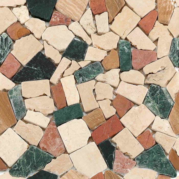 Bärwolf Crush Multicolor 30x30 cm Natural Stone RM-0007