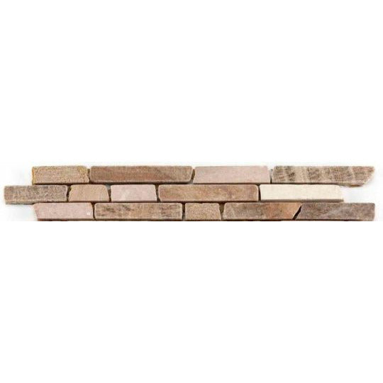 Bärwolf Sticks botticino/brun-mix 4,9x30,5 cm Pierre Naturelle CM-57107