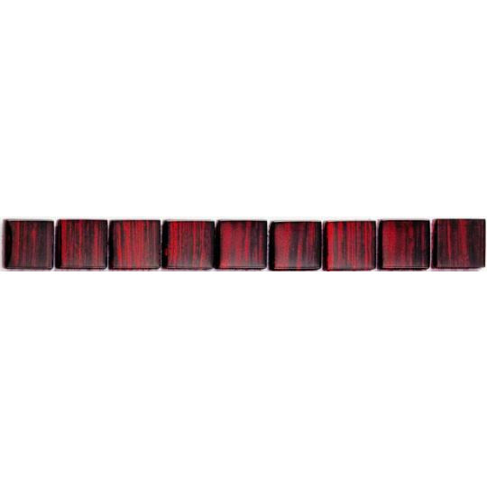 Bärwolf Jewelry ruby red 3x28,8 cm Glass GL-513002-10P