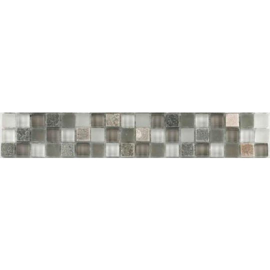 Bärwolf Toscana hvid lihgtrustic m. 4,8x29,8 cm Glas-Natursten GL-515022