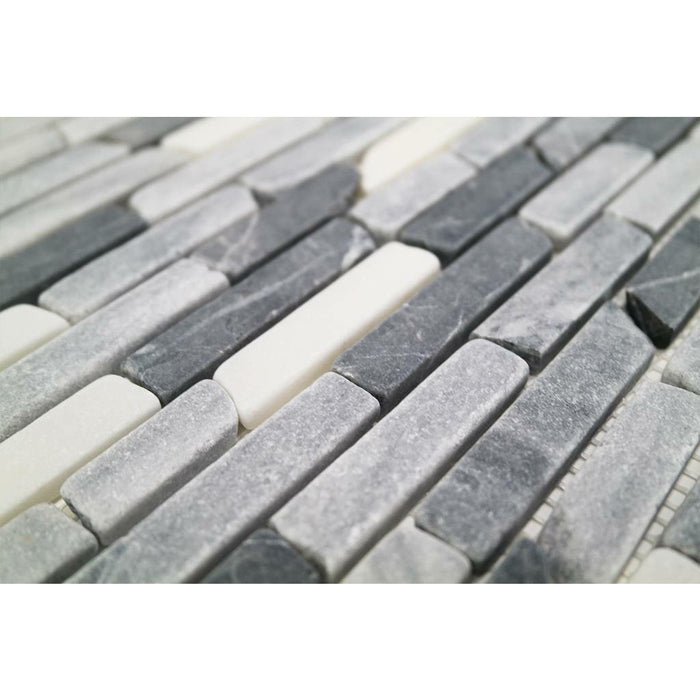 Bärwolf Sticks nero marq/white/grey 30,5x30,5 cm Natural Stone CM-7103